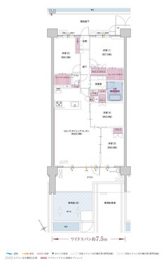 ポレスター自治医大ガーデンヴィラ 間取り EGタイプ
