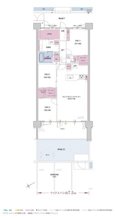 ポレスター自治医大ガーデンヴィラ 間取り KGタイプ