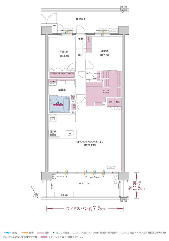 ポレスター自治医大ガーデンヴィラ 間取り D・DGタイプ メニュープラン