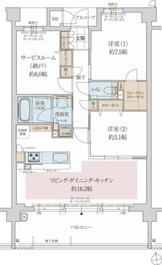 京都・四季の奥座敷プロジェクト 間取り D type