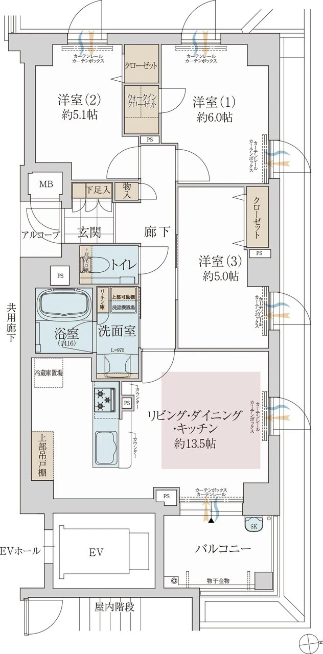 京都・四季の奥座敷プロジェクト 間取り F type