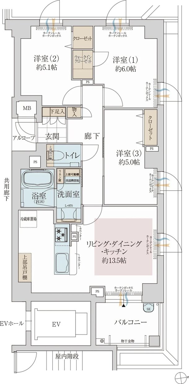 京都・四季の奥座敷プロジェクト 間取り F type