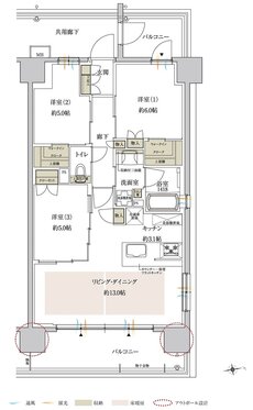 サンクレイドル岸和田春木 間取り G type