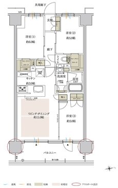 サンクレイドル岸和田春木 間取り F type
