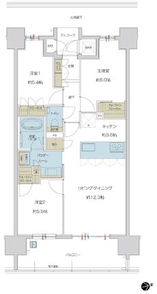 グランドオーク帯山 間取り C type