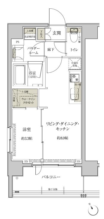 ヴァースクレイシアIDZ藤沢 間取り A1タイプ