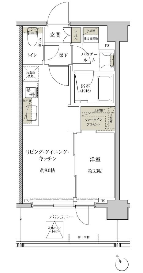 ヴァースクレイシアIDZ藤沢 間取り A3タイプ