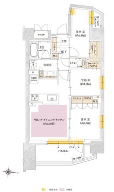 ポレスター千葉中央 間取り Dタイプ