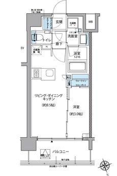 プレシスヴィアラ清瀬 間取り Bタイプ