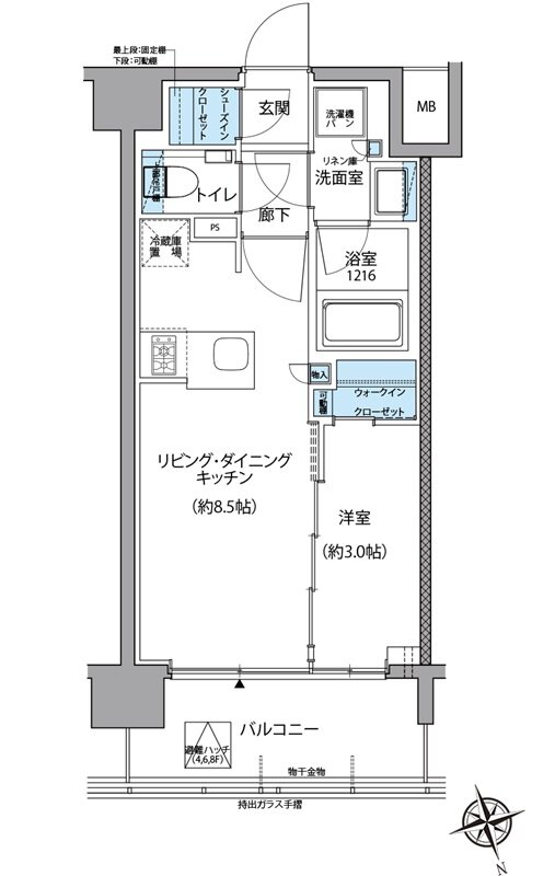 プレシスヴィアラ清瀬 間取り Dタイプ