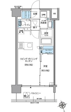 プレシスヴィアラ清瀬 間取り Dタイプ