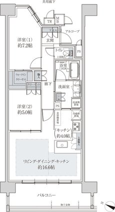 アルバックスタワー刈谷プレミア 間取り E type