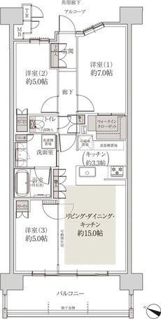 アルバックスタワー刈谷プレミア 間取り D type