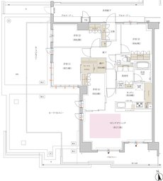 クレヴィアシティ神戸舞子駅前 間取り カルムコート CMr type