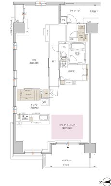 クレヴィアシティ神戸舞子駅前 間取り アジュールコートAA type メニュ1