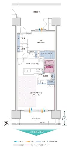 グラディス富山 碧ノ杜 間取り Dタイプ メニュープラン
