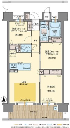 ピアッツァレジデンス橿原神宮駅前 間取り Dタイプ