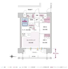 ポレスター大和中央 間取り Eタイプ