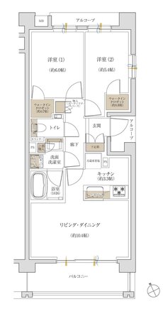 ジオ荻窪 間取り G type