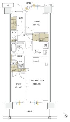 シエリアシティ横浜東戸塚 間取り E9 type【第2期2次】