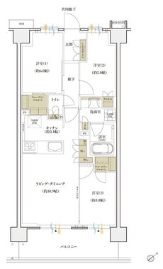 シエリアシティ横浜東戸塚 間取り C11 type【第2期7次】