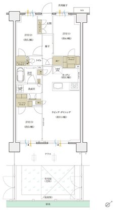 シエリアシティ横浜東戸塚 間取り C4g type【第2期13次】