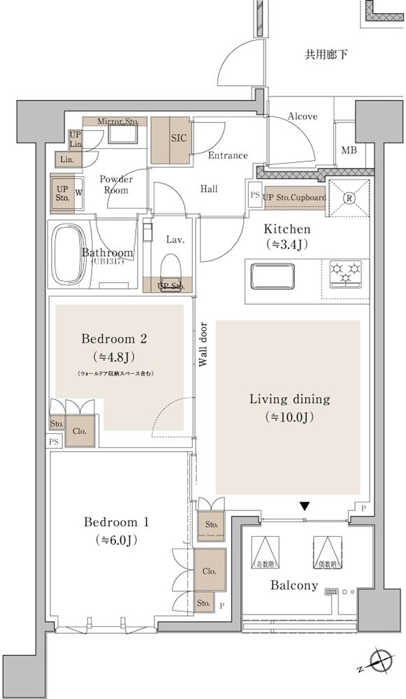 プラウド吉祥寺本町 間取り D type