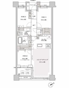 プラウド八事清水ケ岡 間取り G type