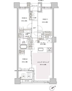 プラウド八事清水ケ岡 間取り I type