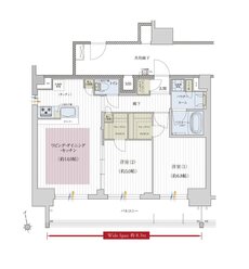 プレサンス レイズ 千種今池II 間取り Hタイプ（menu2）
