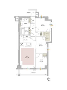 イノバス氷川台 間取り Dタイプ