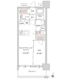 イノバス名駅南コート 間取り Dタイプ