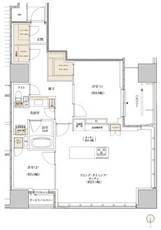 レグナスタワー新梅田 間取り E-84Lタイプ