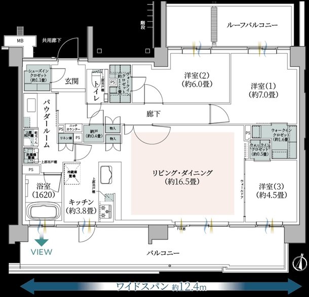 ヴィークステージ鷺沼 間取り S type