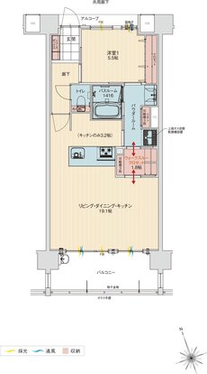 アルファステイツ北谷伊平 間取り B type Menu Plan(無償)