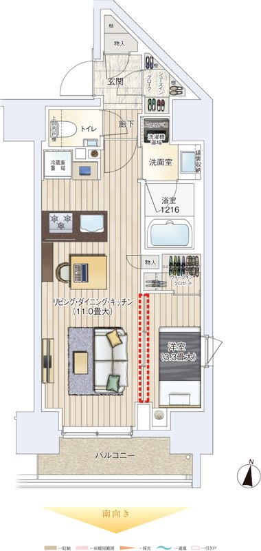 ルジェンテ藤沢 間取り Cタイプ