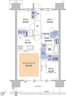 プラウド青砥 間取り H type