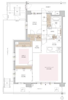 ザ・千里丘プライムレジデンス 間取り Hr type