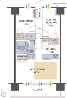 レーベン長町 THE GATE 間取り Bタイプ（セレクトプラン01）