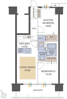 レーベン長町 THE GATE 間取り Dタイプ（セレクトプラン02）