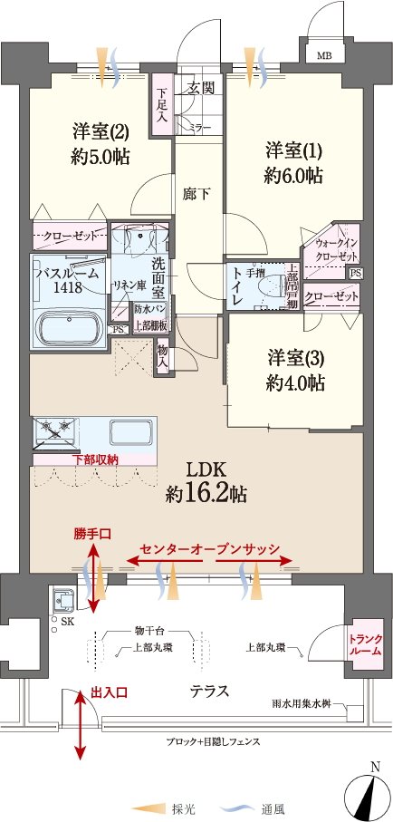 ファーネスト桜並木駅レジスタ 間取り C1 type