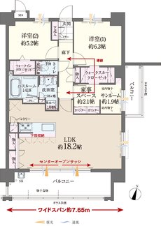 ファーネスト桜並木駅レジスタ 間取り I type（MENU1）