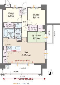 ファーネスト桜並木駅レジスタ 間取り I type（MENU2）