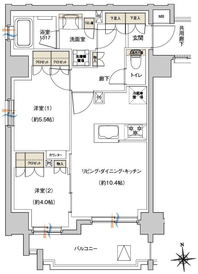 レーベン東戸塚 間取り A type