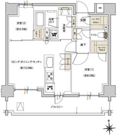レーベン東戸塚 間取り B1 type