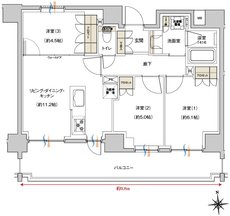 レーベン東戸塚 間取り C type