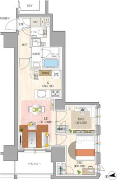 イノバス大井町 間取り A1タイプ