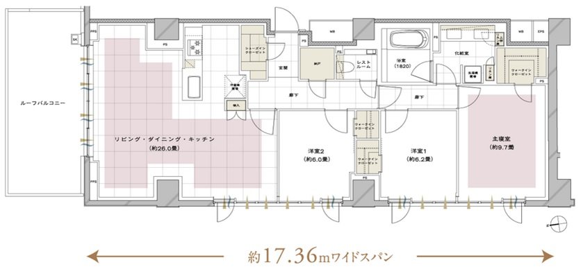 ディアナコート永福町翠景 間取り Pr TYPE