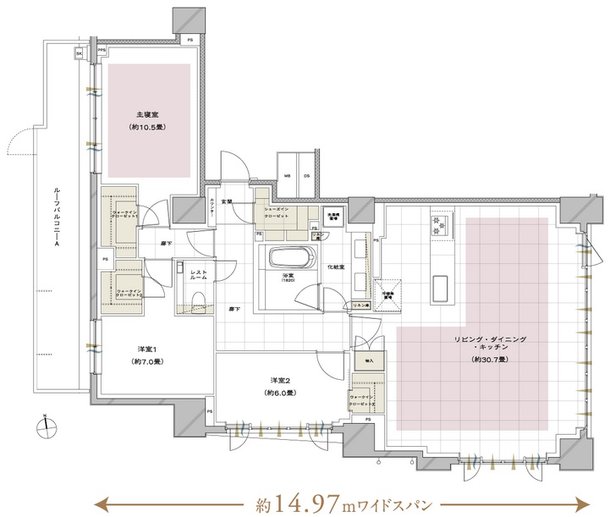 ディアナコート永福町翠景 間取り Tr TYPE