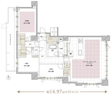 ディアナコート永福町翠景 間取り Tr TYPE